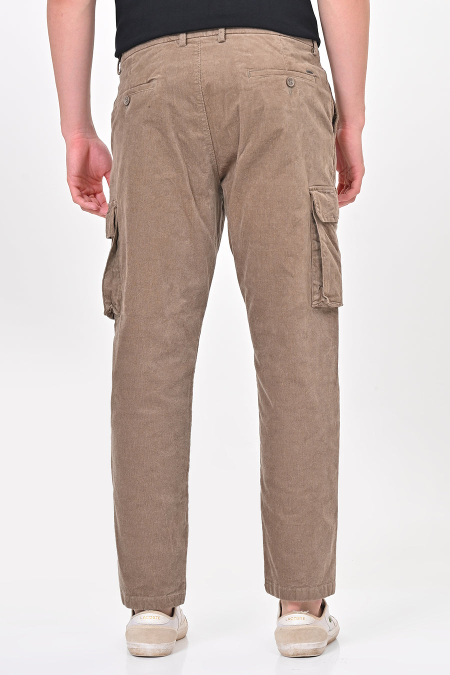 Cord - Corduroy Cargo Trouser - Stone