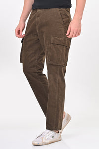 Cord - Corduroy Cargo Trouser - Olive – POE.NET