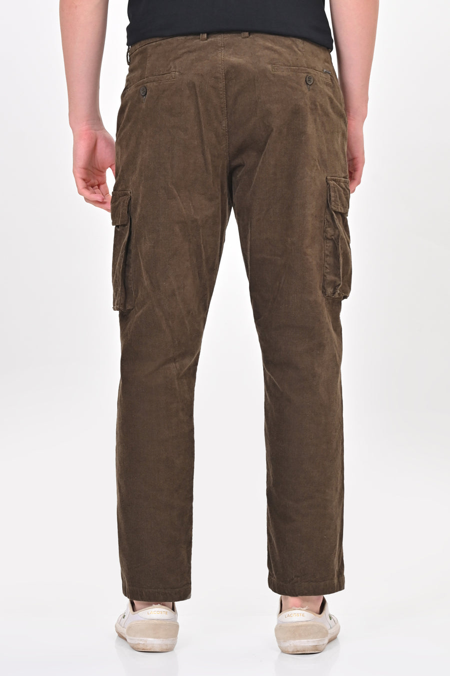 Cord - Corduroy Cargo Trouser - Olive