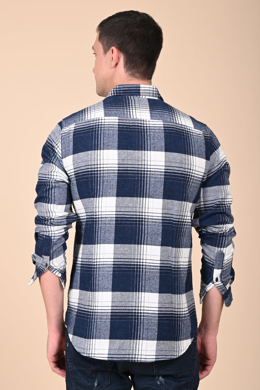 Calib - Brushed Check Shirt - Blue