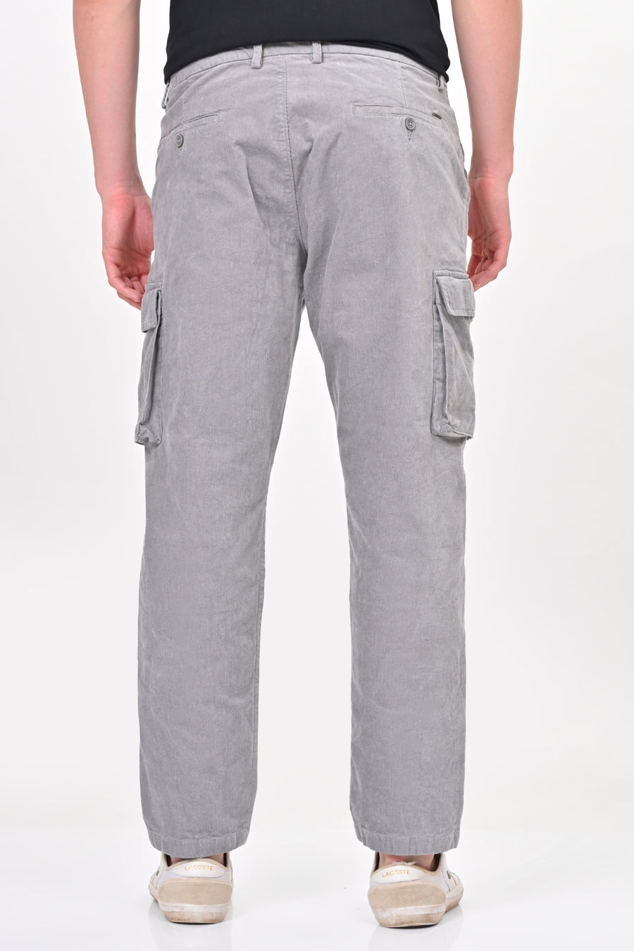 Cord - Corduroy Cargo Trouser - Lt Grey