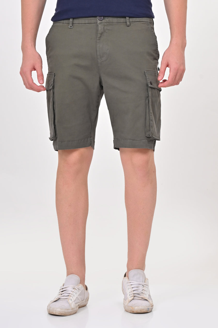 Cambridge - Stretch Comfort Cargo Shorts - Green