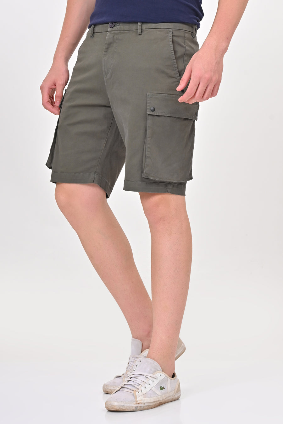 Cambridge - Stretch Comfort Cargo Shorts - Green