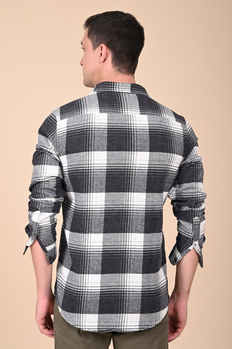 Calib - Brushed Check Shirt - Black