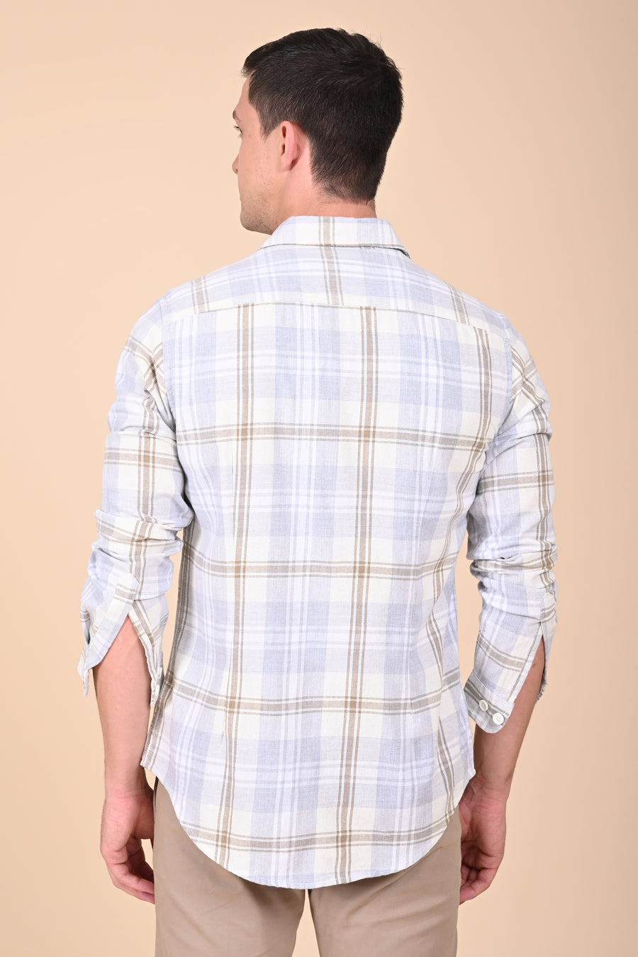 Insane - Cotton Check Shirt - Grey