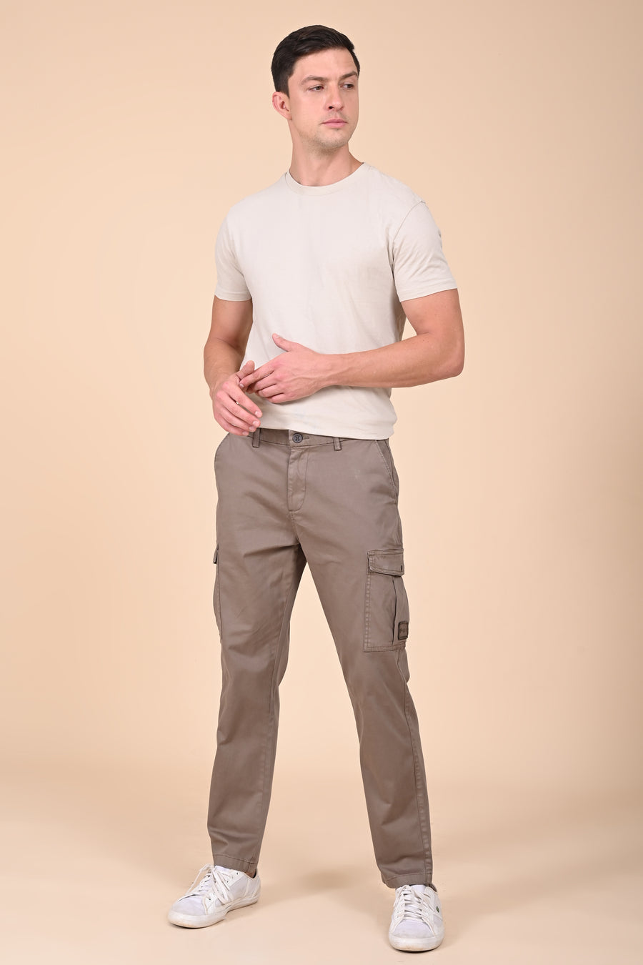 Host - Comfort Cargo Trouser - Taupe