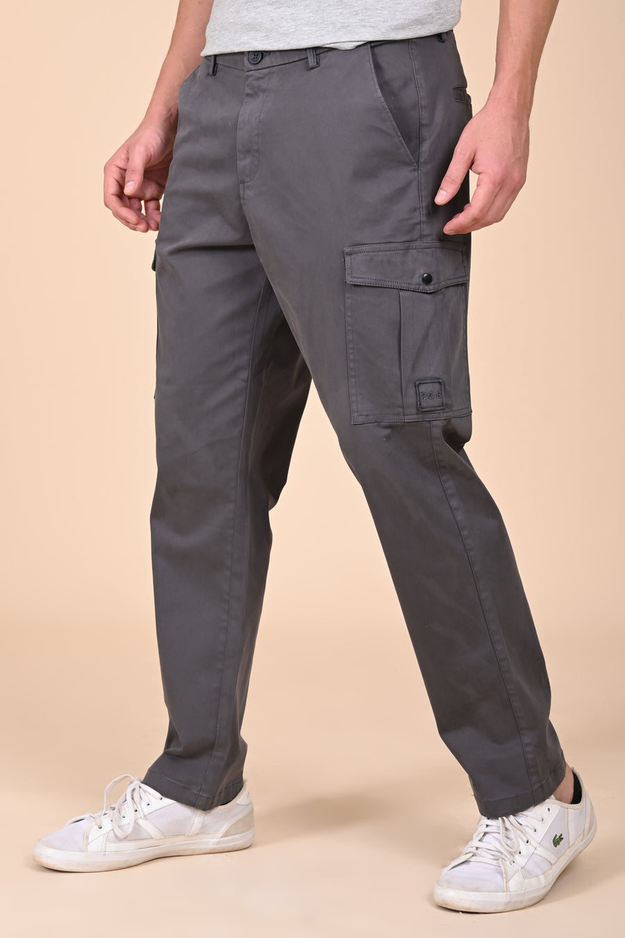 Host - Comfort Cargo Trouser - Dk Grey