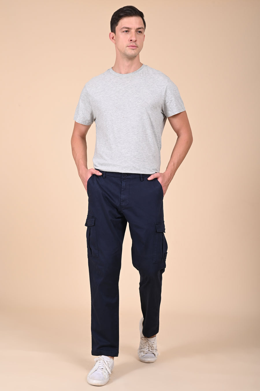 Host - Comfort Cargo Trouser - Navy