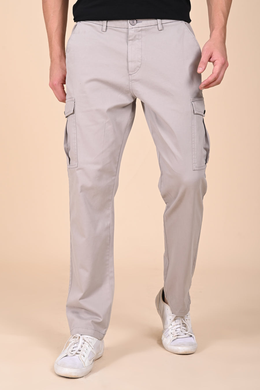 Host - Comfort Cargo Trouser - Stone