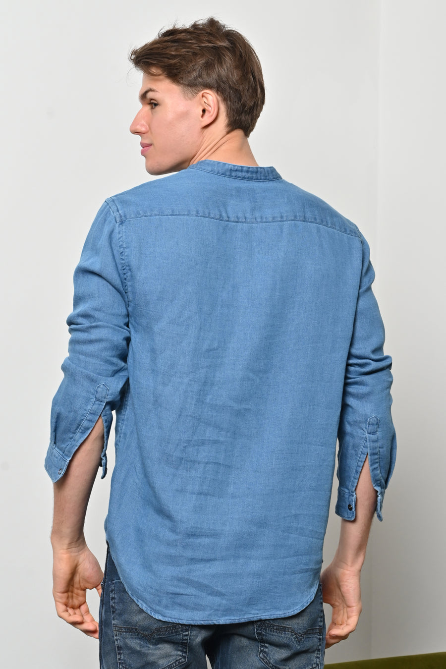 Liberty - Jogger Denim Kurta - Lt Blue