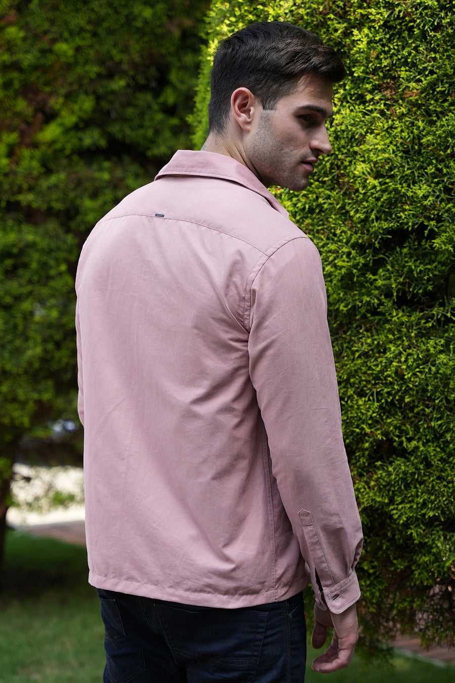 Archer - Suede Jacket - Peach