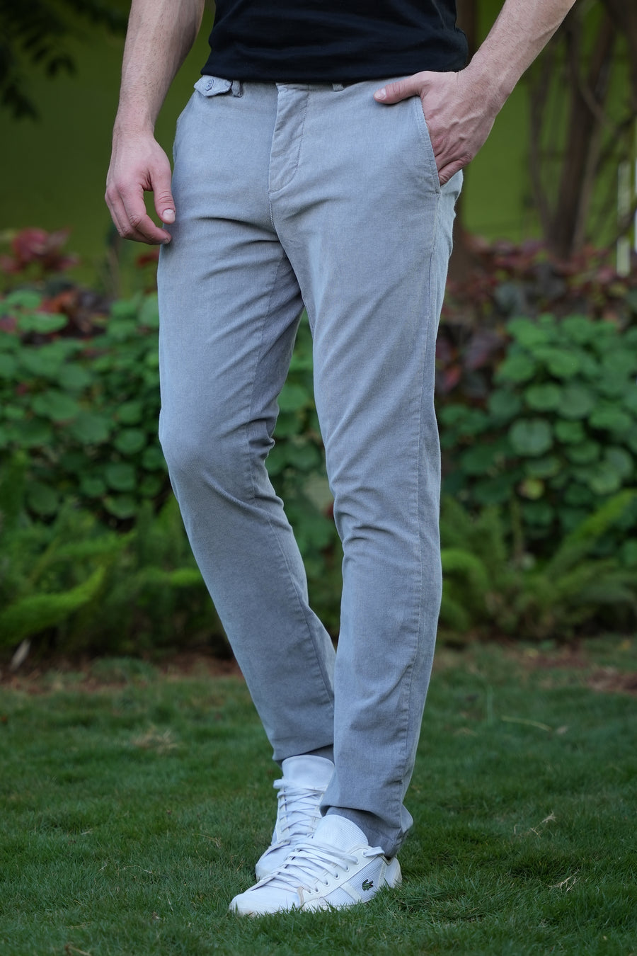 Zara - Corduroy Trouser - Grey