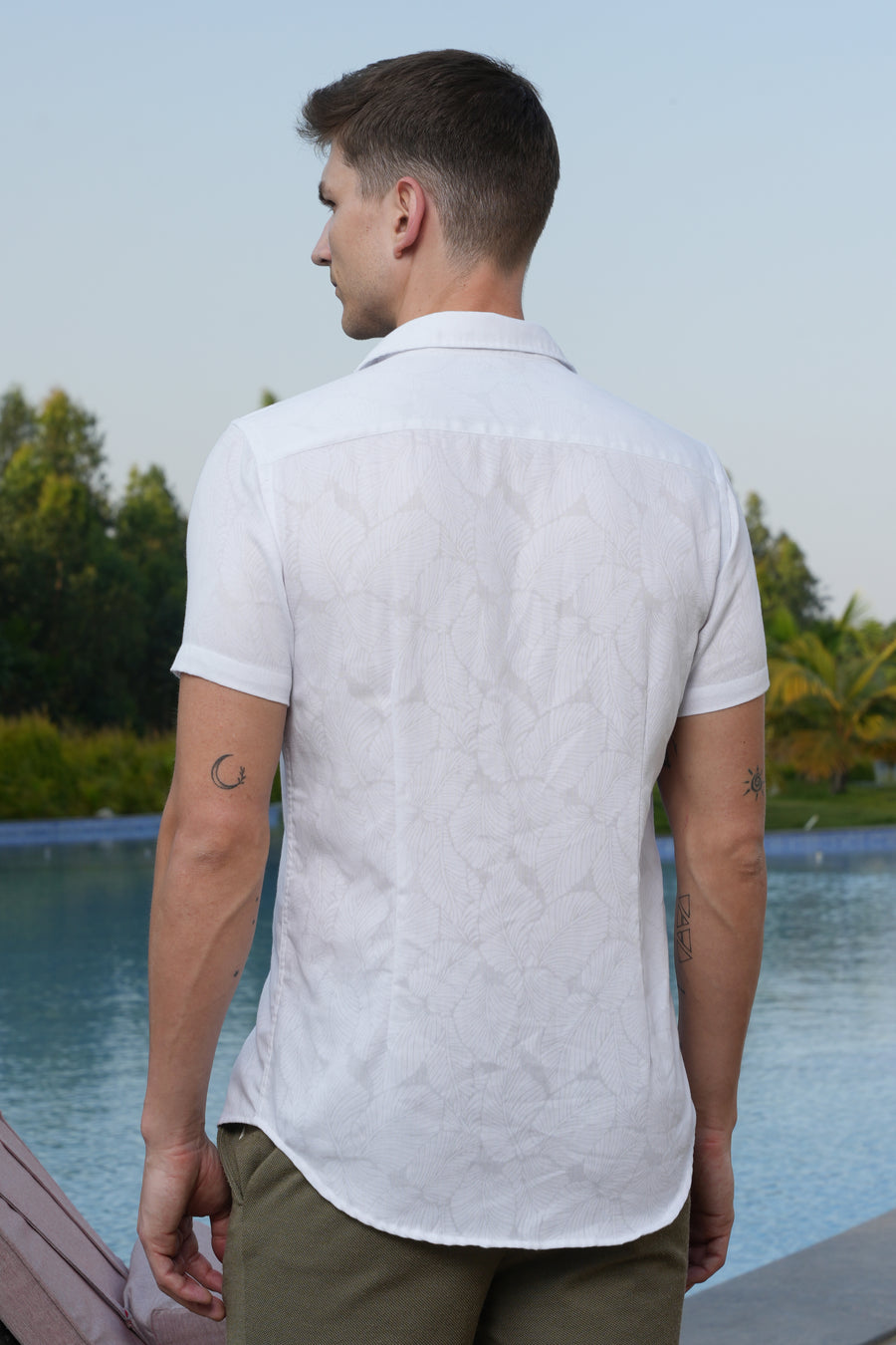 Patch - Brasso Printed Shirt - White