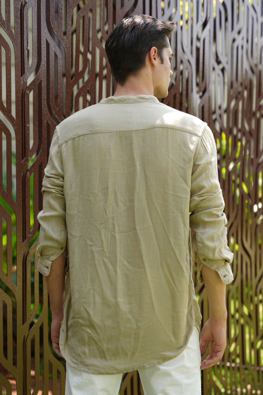 River - Viscose Linen Kurta - Green