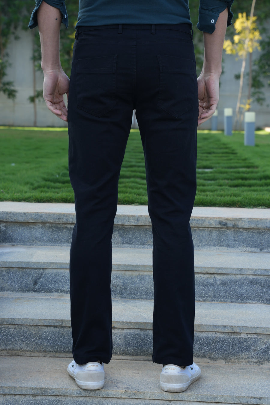Ritual - Denim Style Trouser - Black