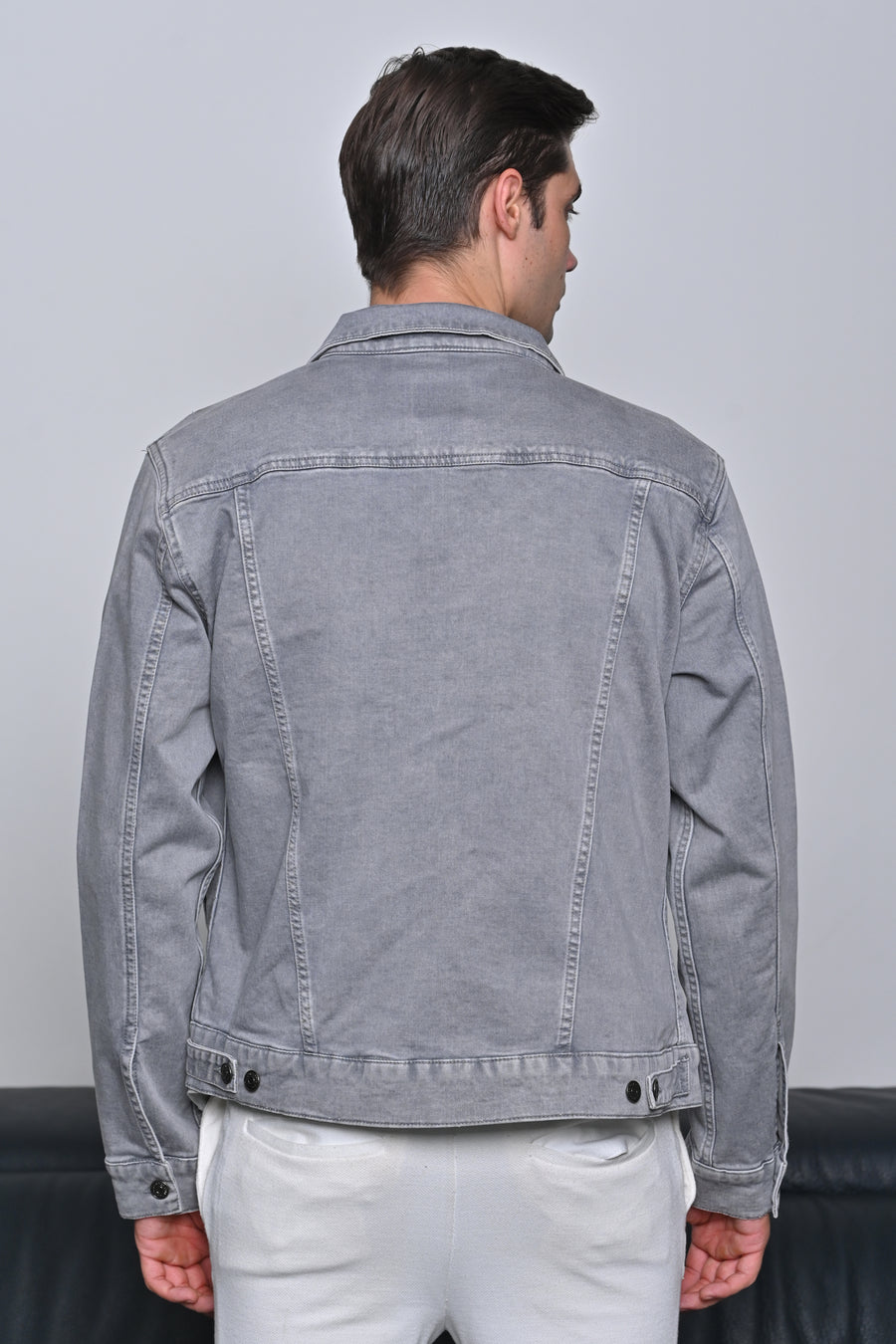 Venice - Denim Jacket - Silver