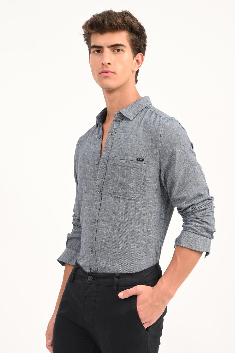 Supreme - Indigo Dobby Shirt - Black