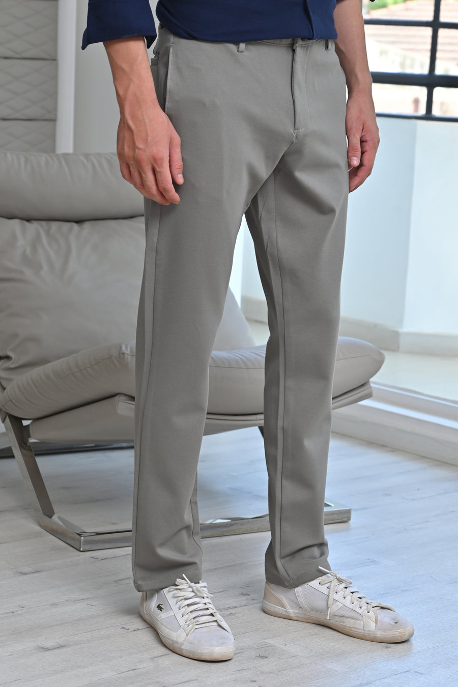 Atlee - Comfort Knitted Trouser - Pista