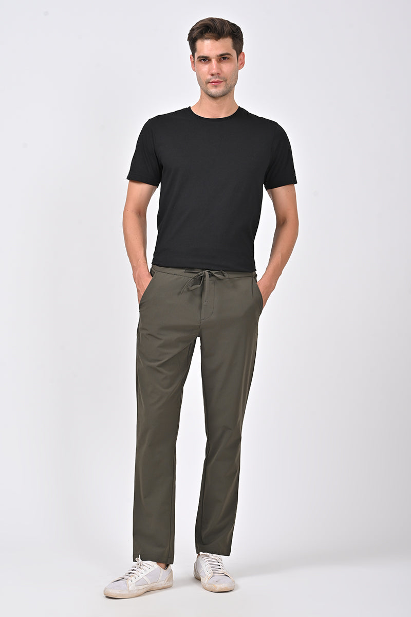 Lester - Four Way Stretch Trouser - Olive