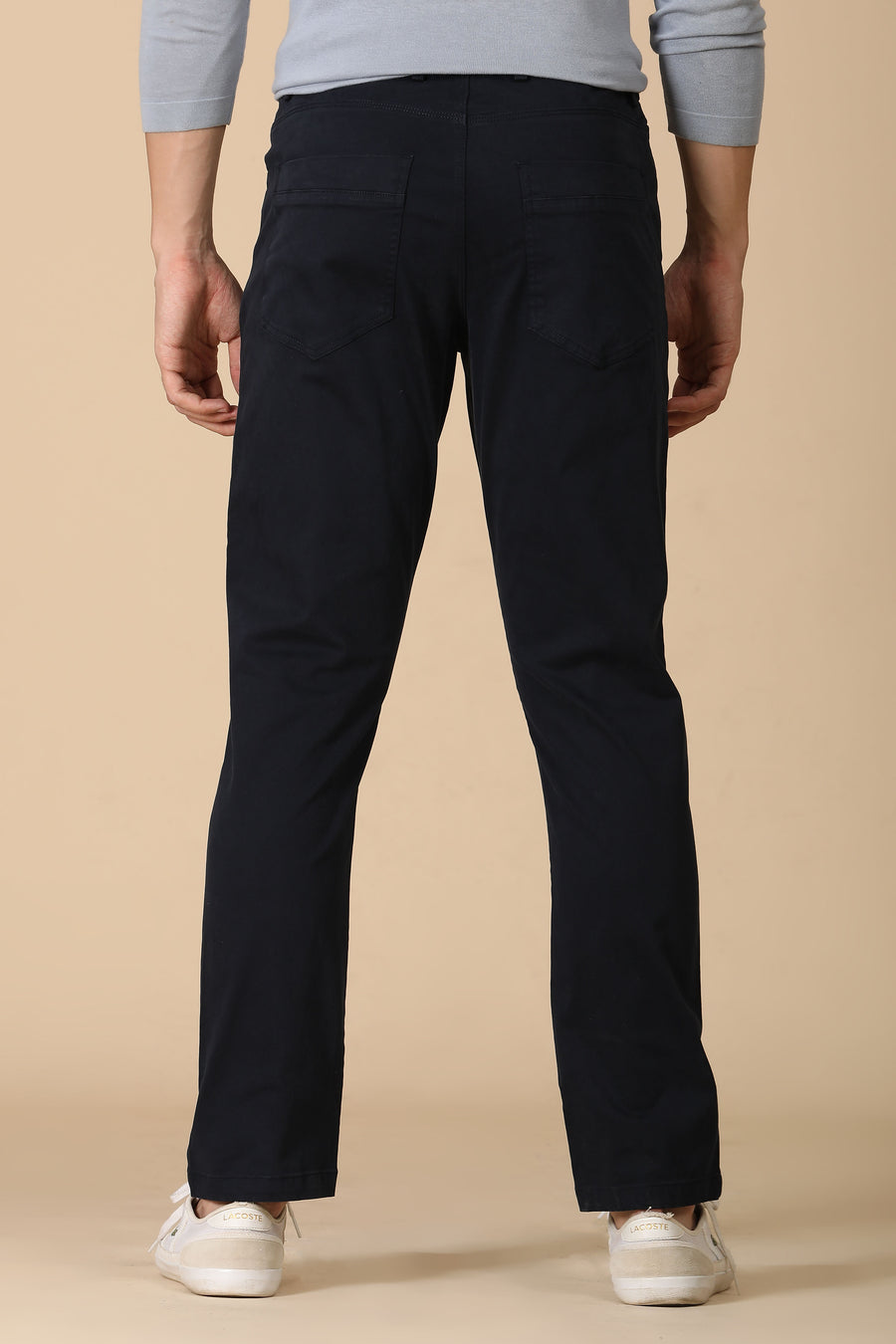 Hugo - Denim Style Trouser - Navy