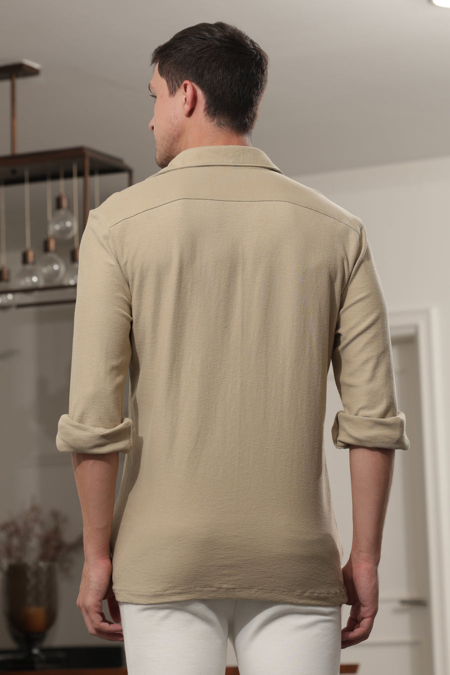 Foxit - Comfort Knit Shirt - Beige