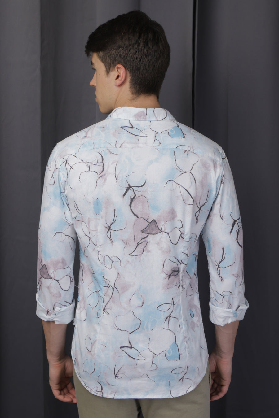 Sketcher - Floral Printed Shirt - Blue