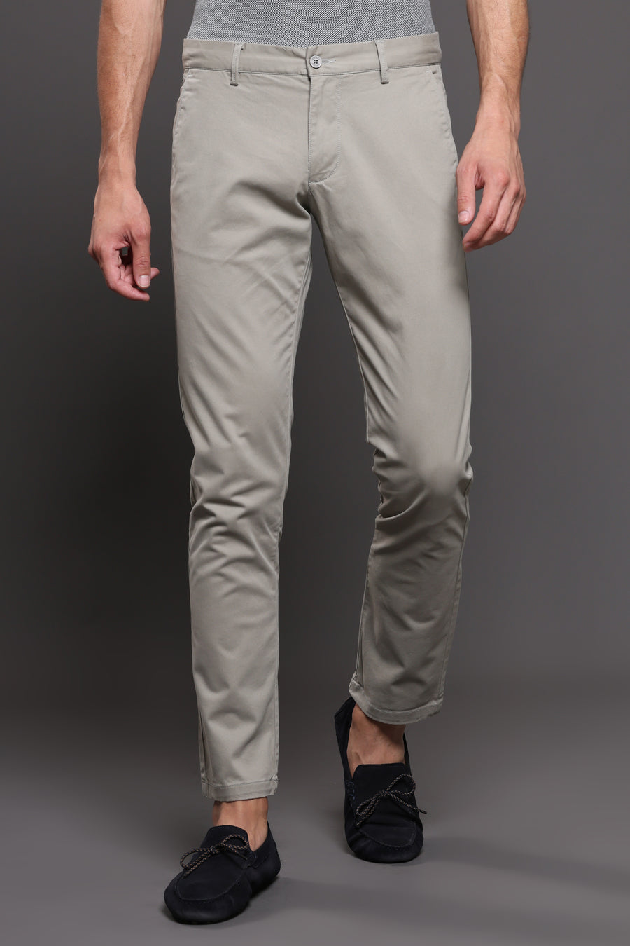 Albus - Smart Stretch Trouser - Grey