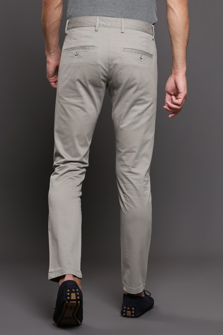 Albus - Smart Stretch Trouser - Grey