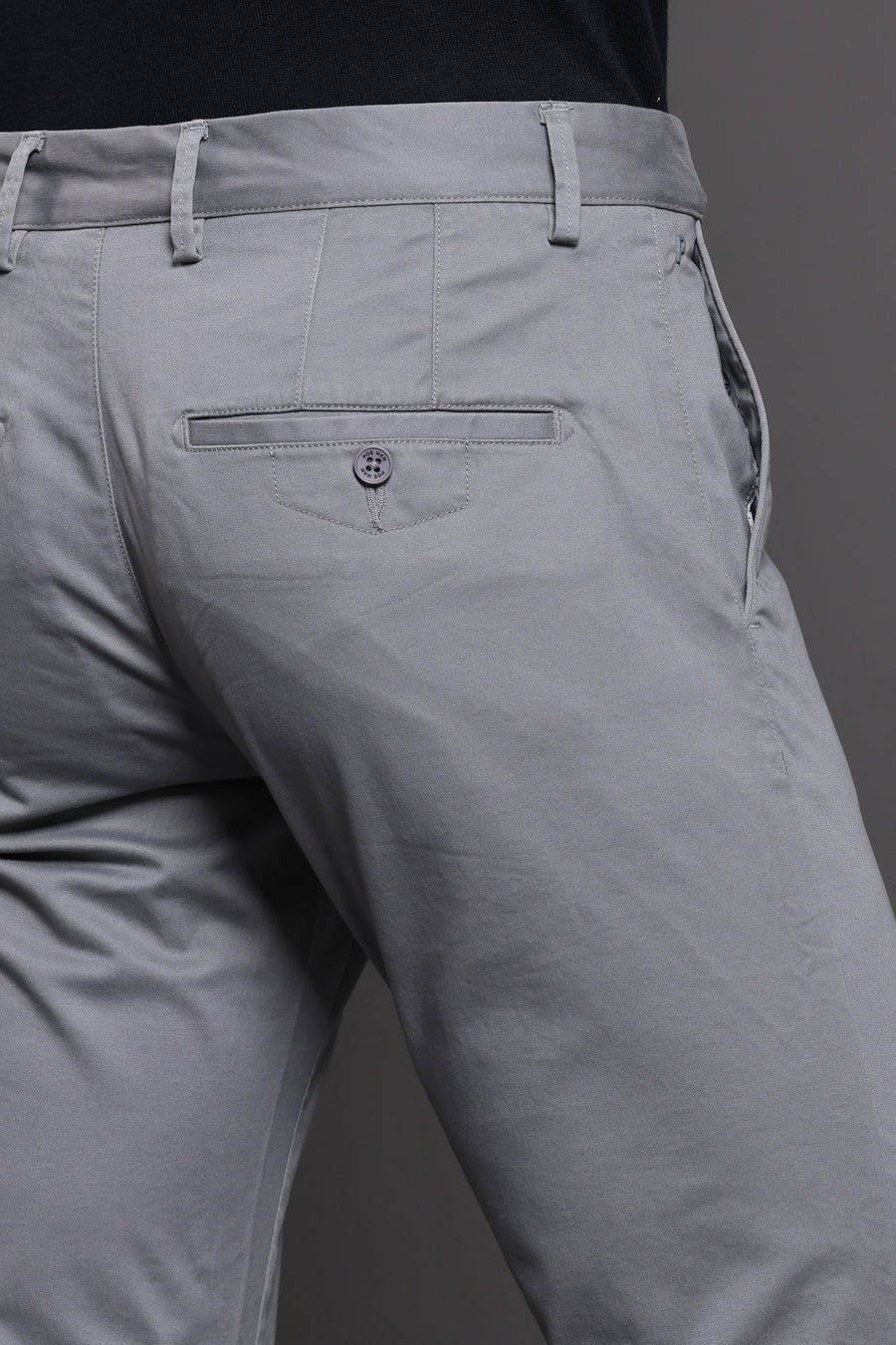 Albus - Smart Stretch Trouser - Cement