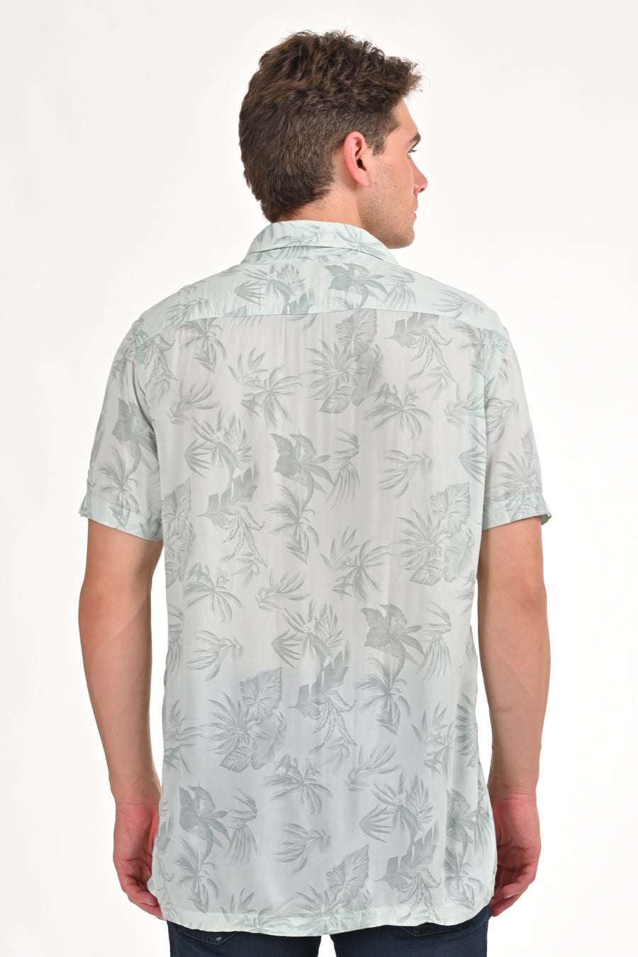 Rado - Cotton Printed Shirt - Green