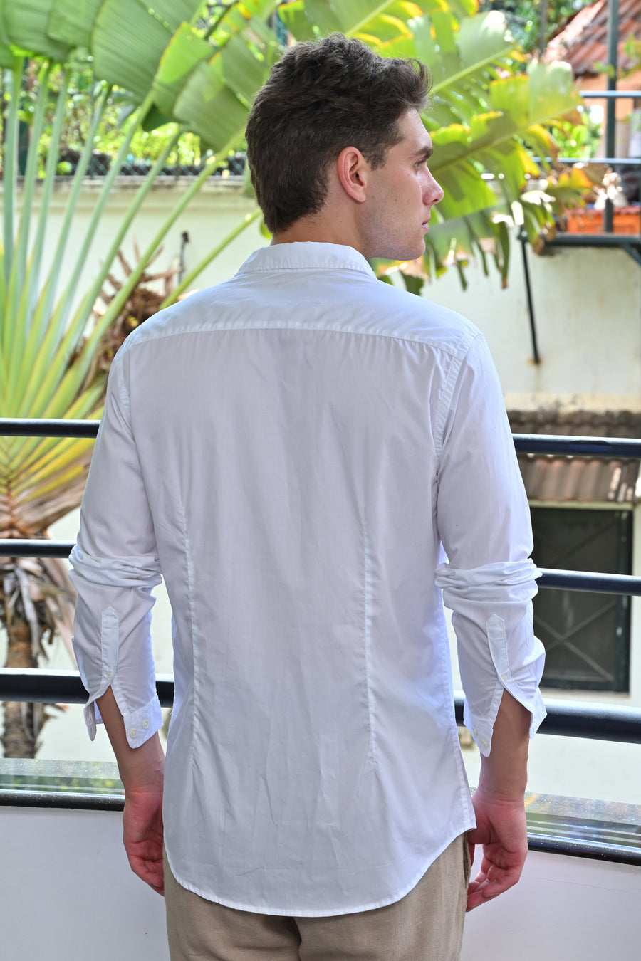 Prime - Finest Giza Cotton Solid Shirt - White