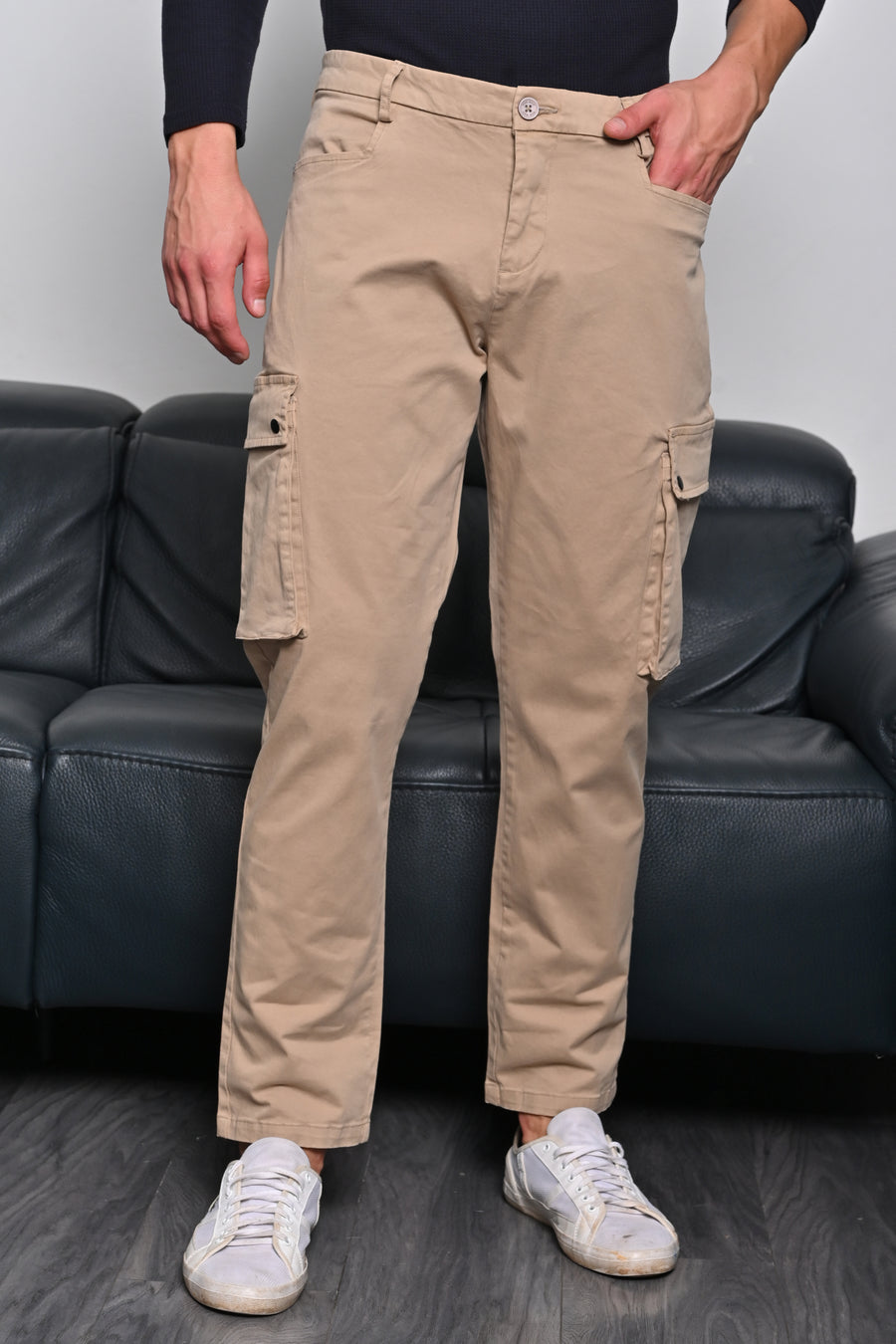 Cambio - Soft Cargo Trouser - Khaki