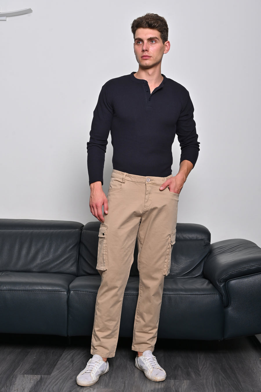 Cambio - Soft Cargo Trouser - Khaki