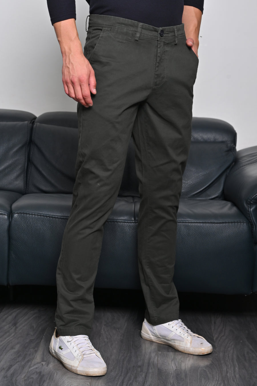 British Chino - Daily Stretch Trouser - Green