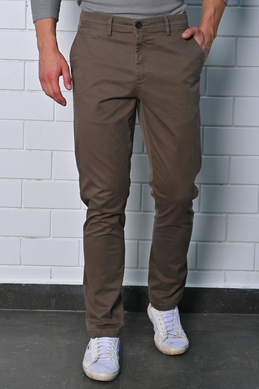 British Chino - Daily Stretch Trouser - Olive