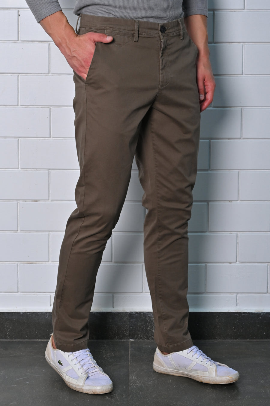 British Chino - Daily Stretch Trouser - Olive