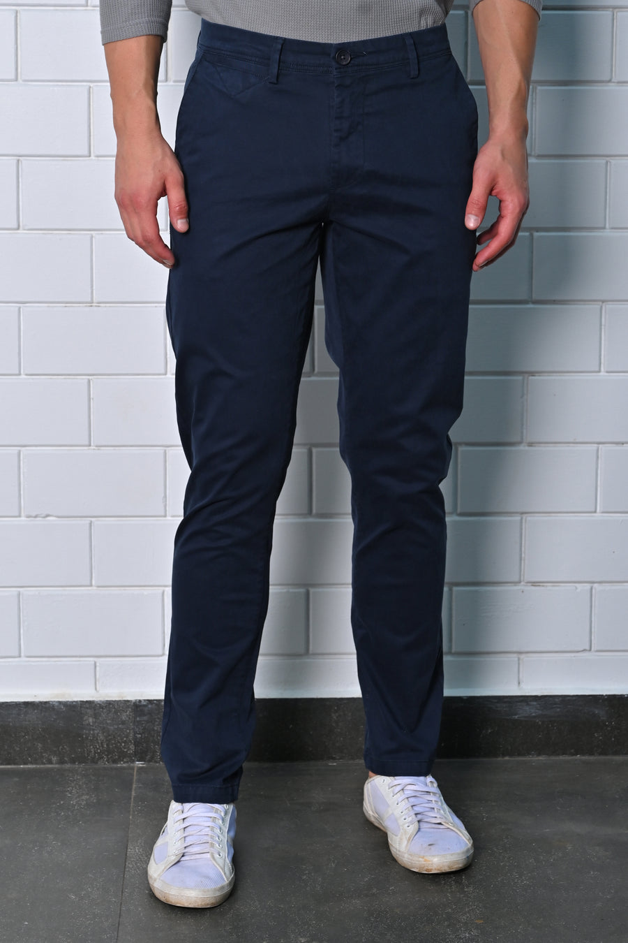 British Chino - Daily Stretch Trouser - Navy