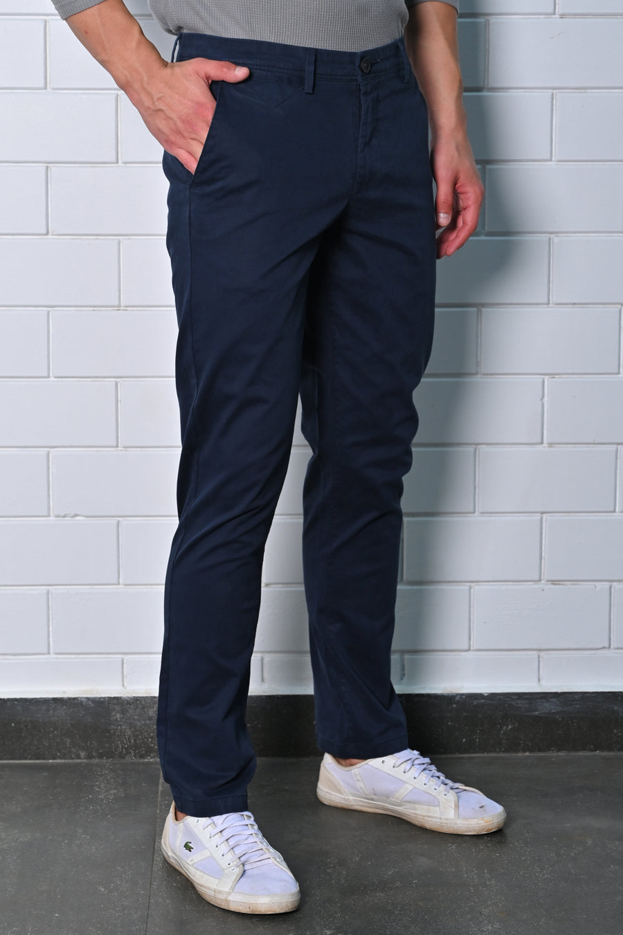 British Chino - Daily Stretch Trouser - Navy