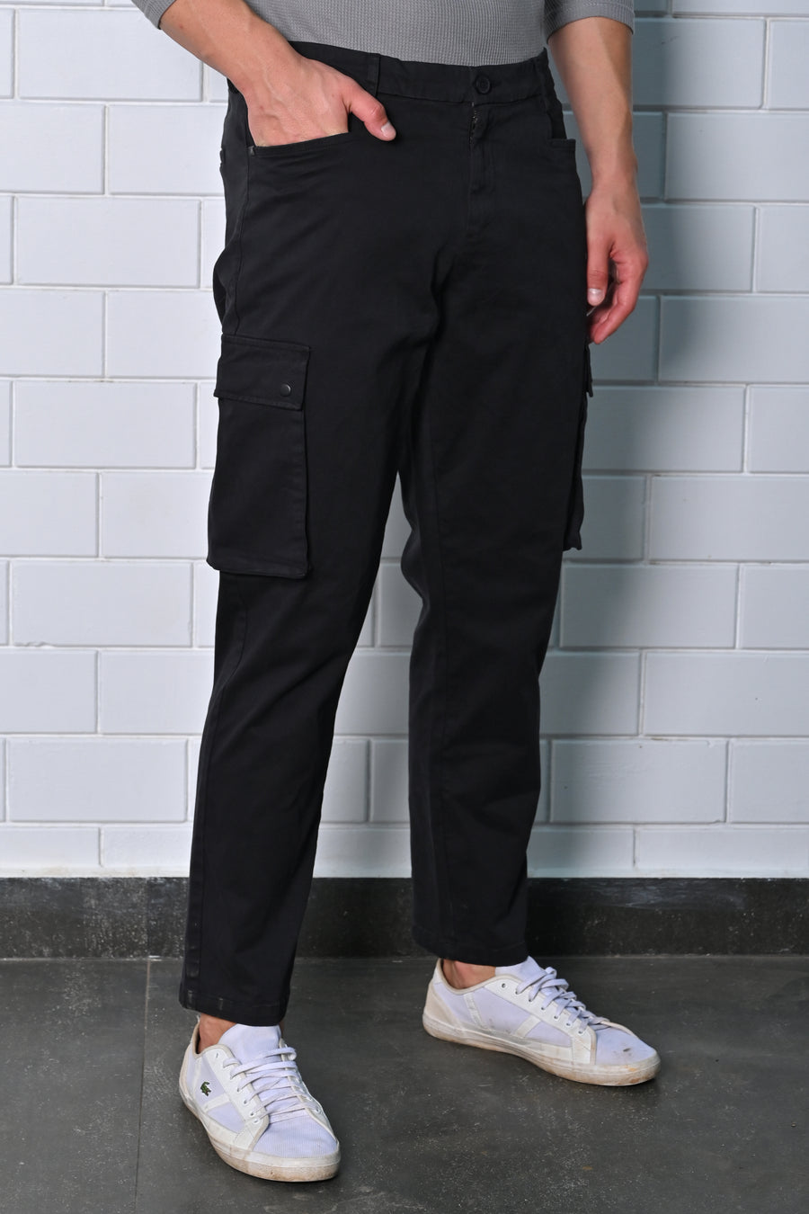 Cambio - Soft Cargo Trouser - Black