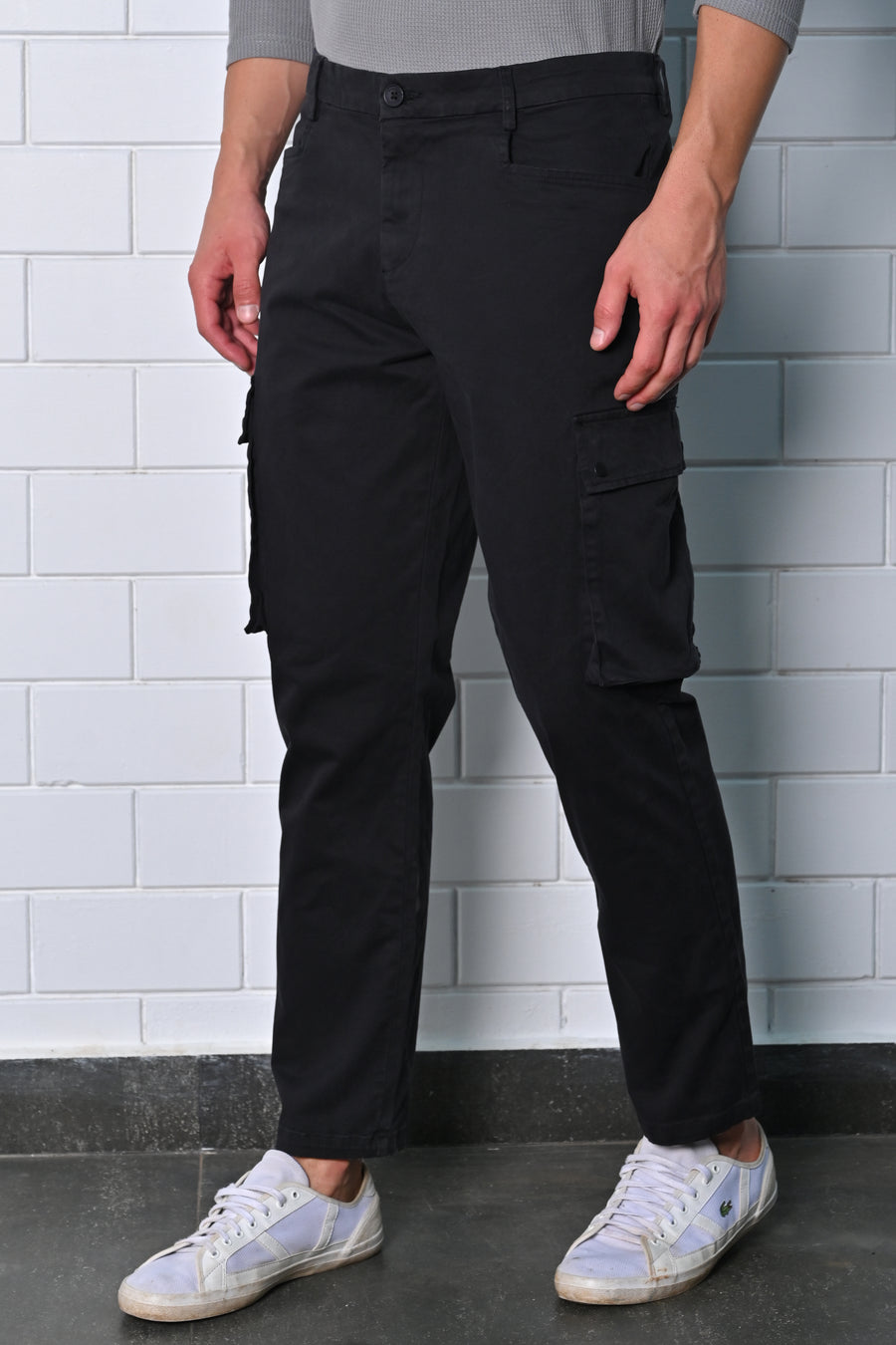 Cambio - Soft Cargo Trouser - Black