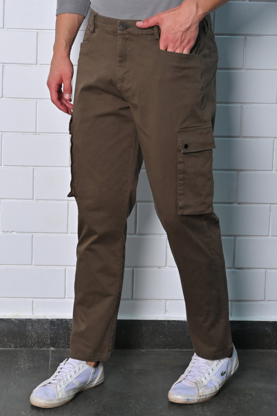 Cambio - Soft Cargo Trouser - Taupe