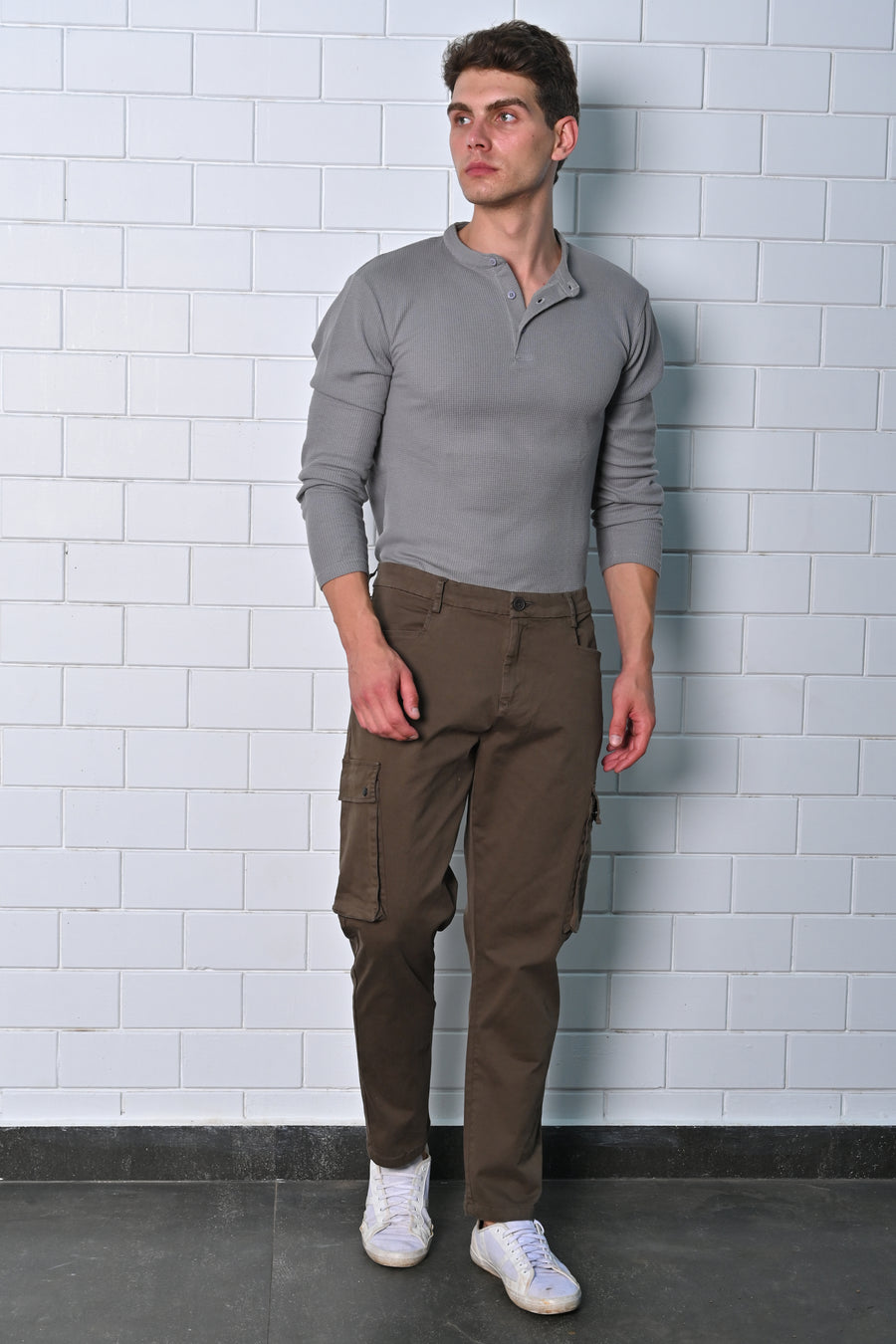 Cambio - Soft Cargo Trouser - Taupe