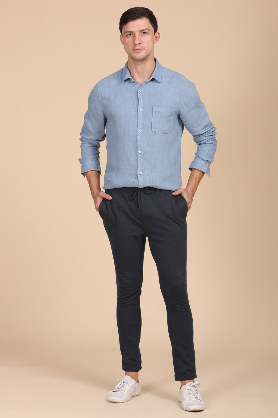 Palmas - 100% Linen Shirt - Blue