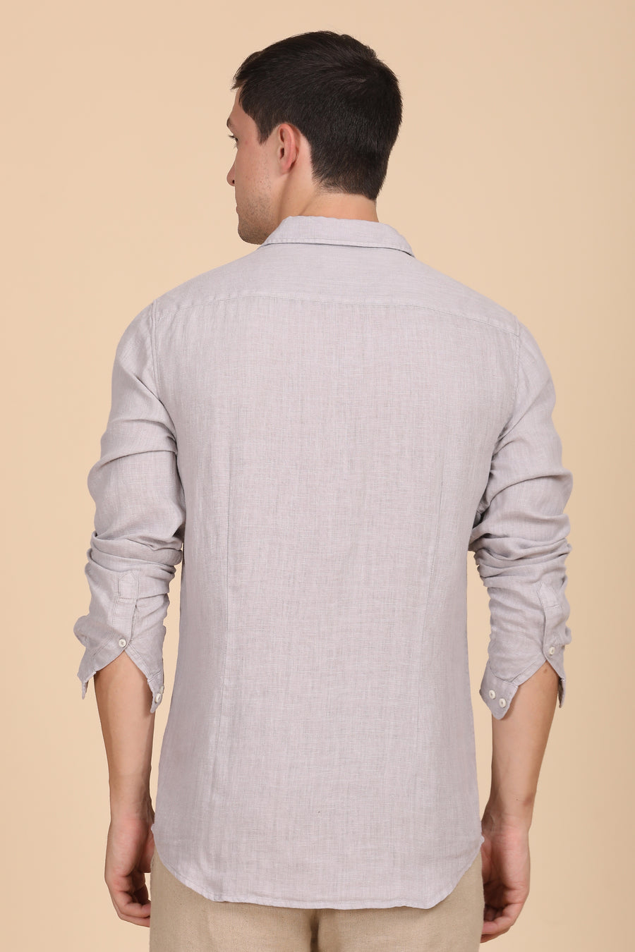 Palmas - 100% Linen Shirt - Lavender